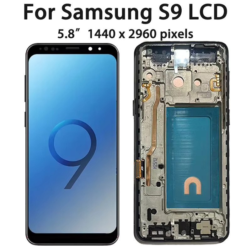 Samsung S9 LCD Display Ersatz mit Rahmen und Touchscreen in Schwarz für G960 G960N G9600 G960U Modelle - Bild 3