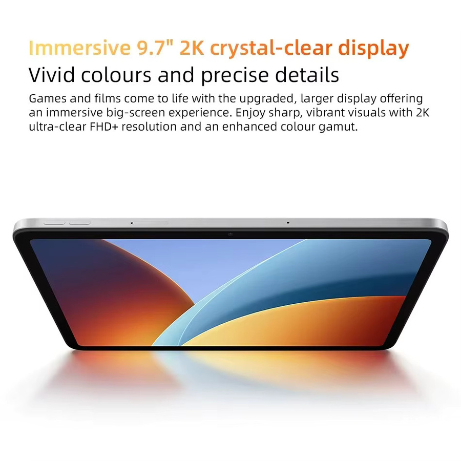 Xiaomi Redmi Pad 2 Tablet mit 9,7 Zoll 2K 120Hz Display, Snapdragon 6s Gen 2, WiFi und 7600mAh Akku, Grau - Bild 3