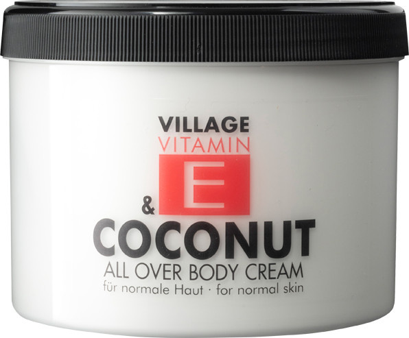 Village Vitamin E Coconut All Over Body Cream mit Vitamin E - Bild 1