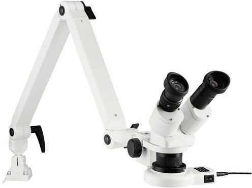 Eschenbach 33263 Stereomikroskop Binokular 20x Auflicht in Weiß - Bild 1