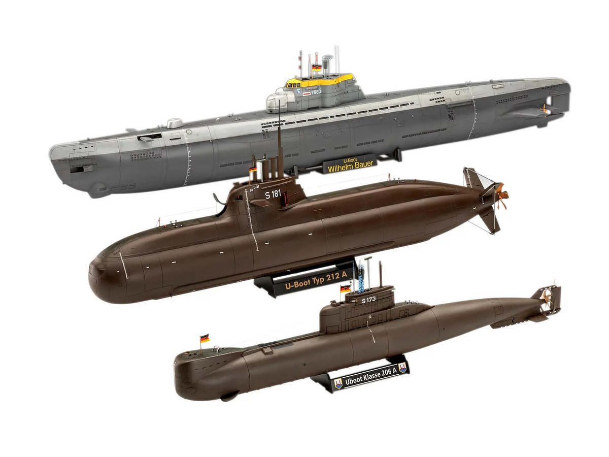Revell 70 Jahre Bundeswehr Wilhelm Bauer, Type 206A, Class2, Fahrzeug, 1:144 - Bild 2