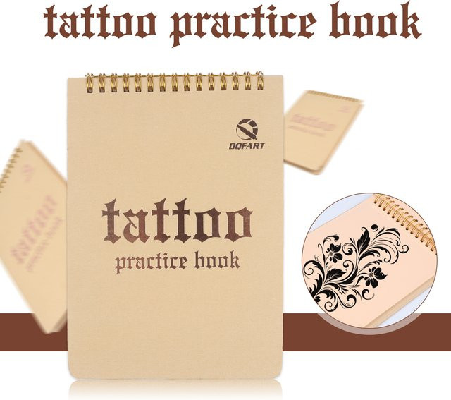 DQFART Tattoo-Übungs-Hautbuch, Unisex - Bild 1