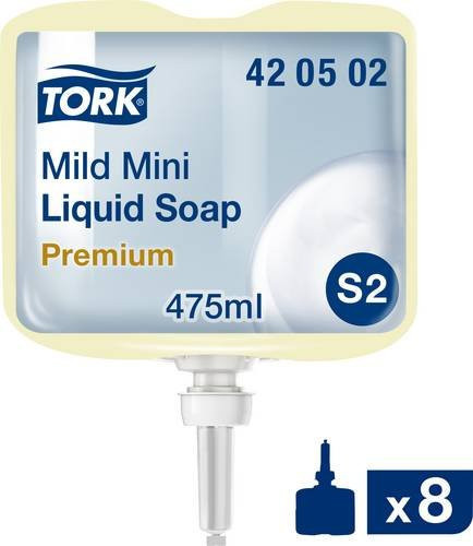 Tork Premium Flüssigseife Mini, mild parfümiert, 8 x 475 ml - Bild 1