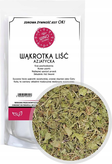 Wetty Asiatische Getrocknete Blätter Centella Asiatica Gotu Kola 50 g - Bild 1