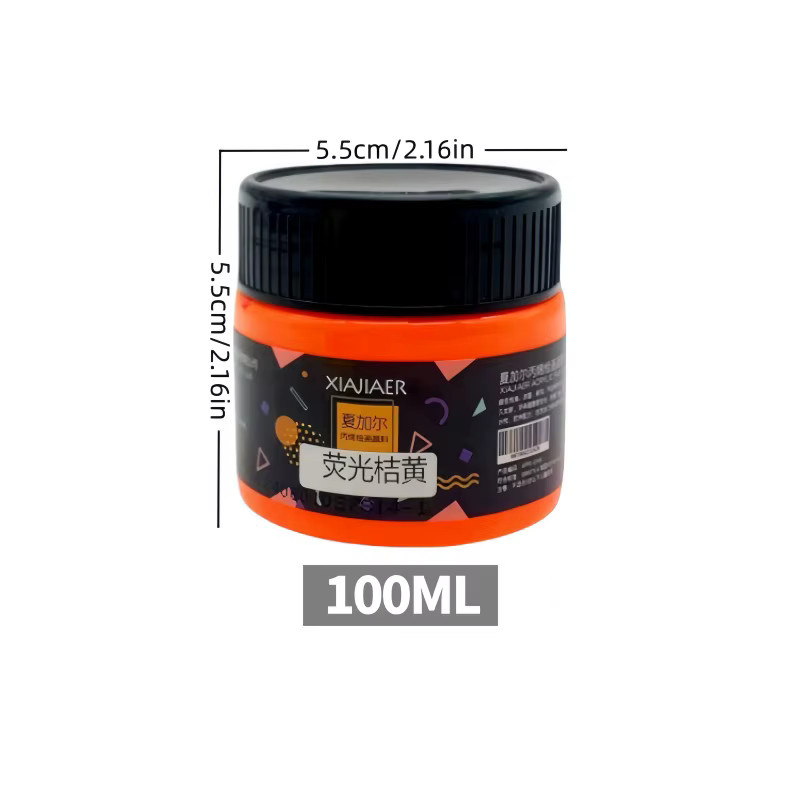 Chagall Fluoreszierendes Acrylpigment Gel für Handmalerei, 100 ml - Bild 2
