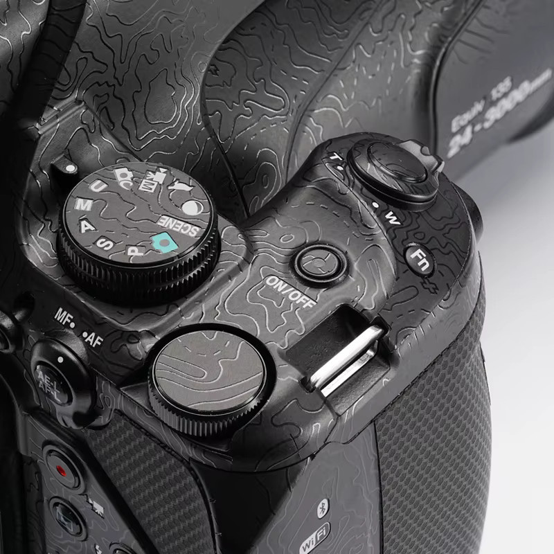 Nikon COOLPIX P1100 Kamera Aufkleber Schutzhülle in Schwarz - Bild 5