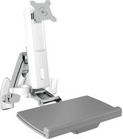 ICY BOX IB-MS600-W Einfach Monitor-Wandhalterung für 25,4 cm bis 61,0 cm in Silber, Grau und Weiß - Bild 1