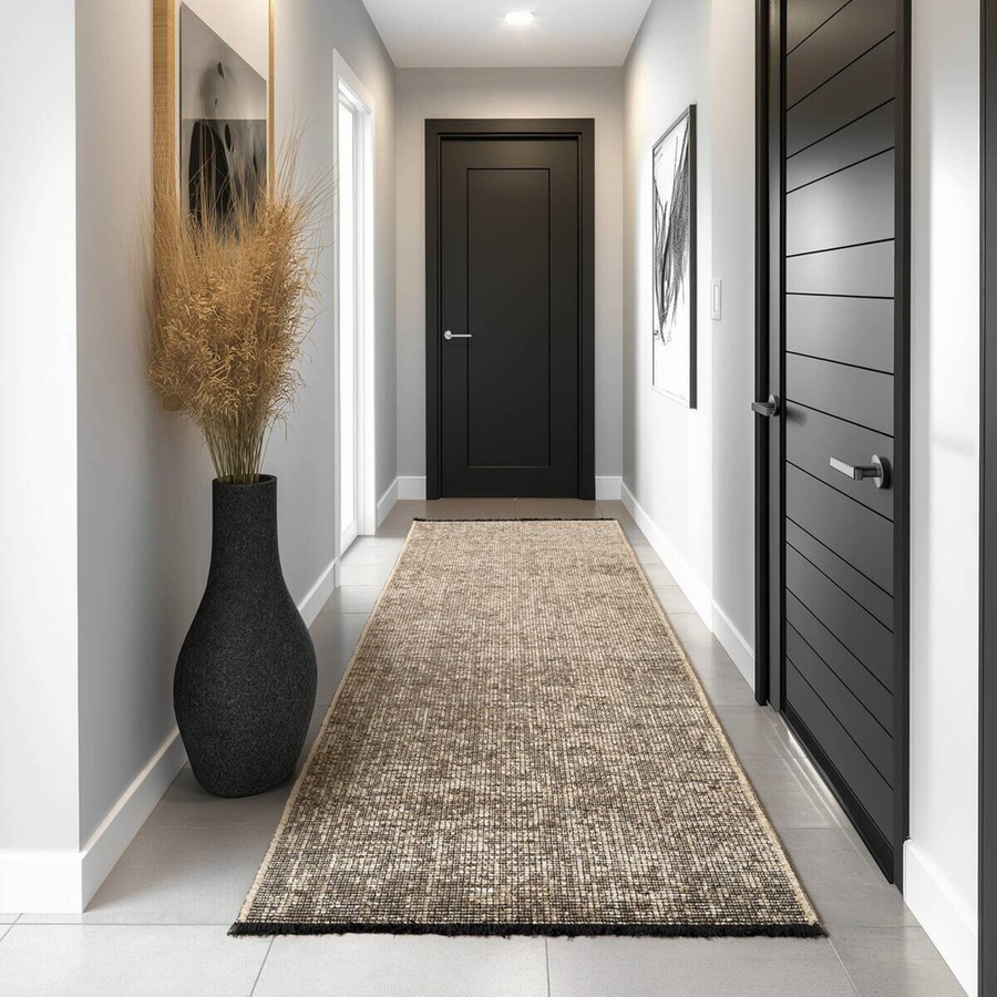 Ayyildiz Kurzflorteppich Space Beige mit abstraktem Muster, B/L: 80 x 250 cm - Bild 3