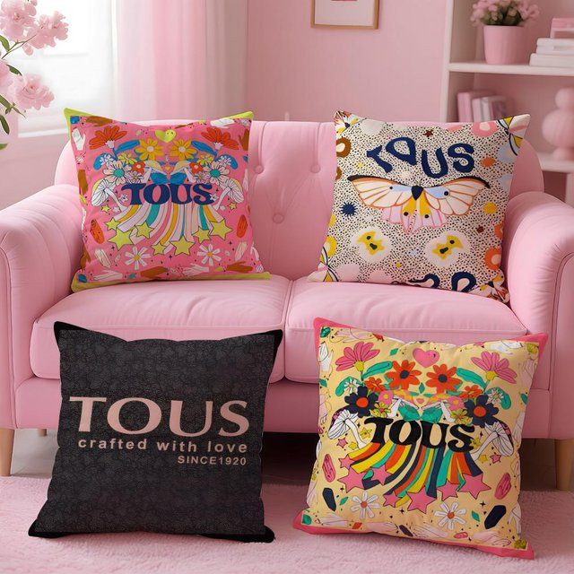 CRAFTED WITLOVE Kissenbezug quadratisch in Nature Multicolour, Breite: 30 cm, Höhe: 30 cm - Bild 1
