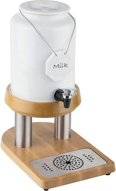 APS Milchkanne Top Fresh in Silber mit Gestell, Volumen: 4 l, B/T/H: 32 x 35 x 42 cm - Bild 1