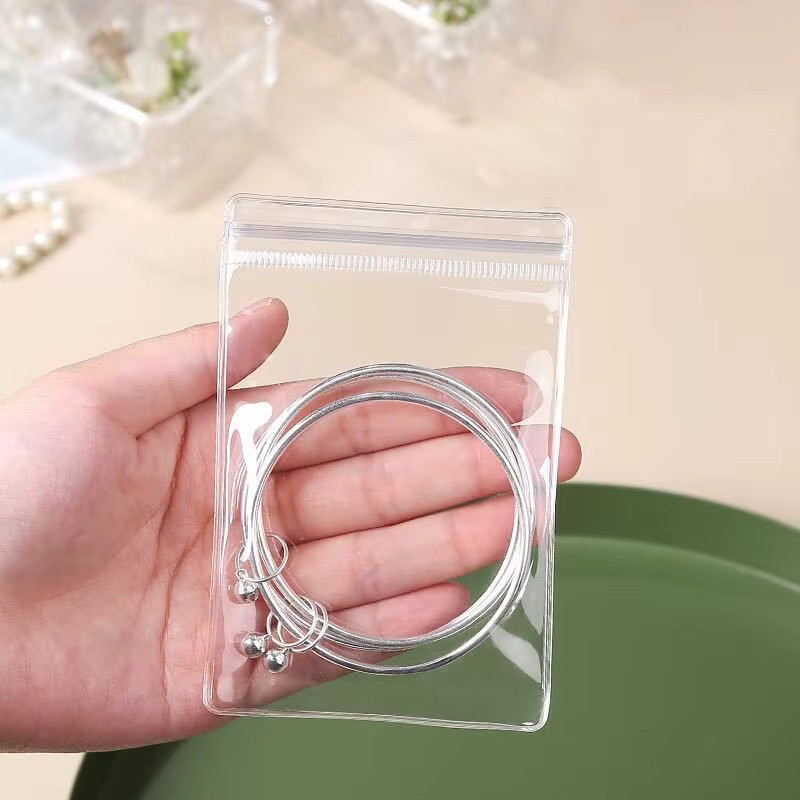 Transparente PVC-Schmuck-Aufbewahrungsbeutel mit Reißverschluss zum Anlaufschutz für deine Reiseorganisation und Kleinunternehmen - Bild 2