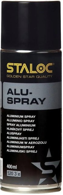 Staloc Aluspray Sq-900 Metall Lack in Silber mit Alu Pigmenten und Acrylharzschicht, 400 ml - Bild 1