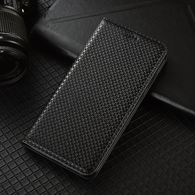 Echte Leder Klappbrieftaschen Handyhülle in Schwarz für Apple iPhone 17 16 15 14 13 Pro Pro Max Plus mit Kartensteckplatz und Stoßschutz - Bild 1