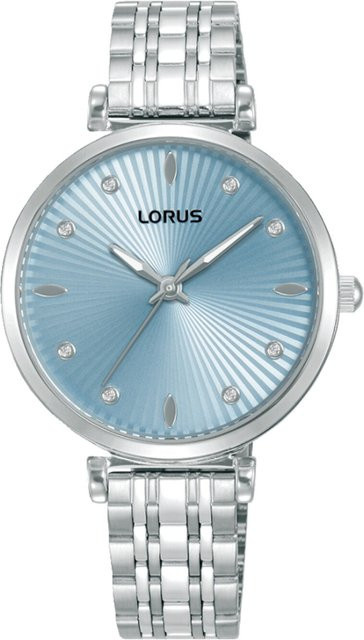 Lorus Armbanduhr, Quarz, Edelstahl, Blau, 32 mm, Damen - Bild 1