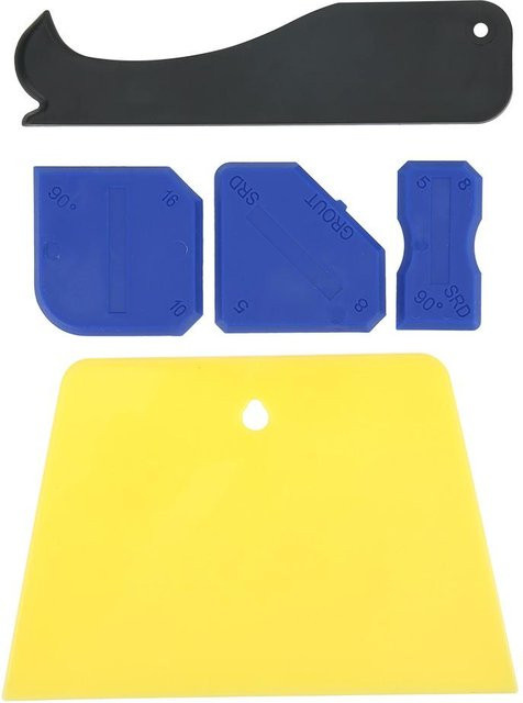 5-teiliges TOMTOP JMS Dichtmittelverteiler Set aus Kunststoff in Gelb und Multicolour zur Fugenverschönerung und zum Formen von Fugen - Bild 1