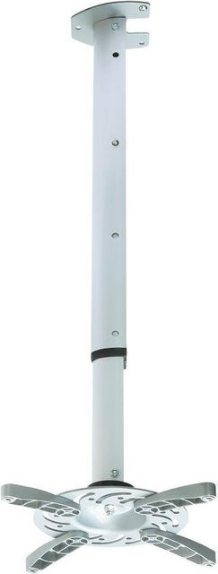 Techly Universal-Deckenhalterung für Beamer, ausziehbar, Silber, Breite: 60-102 cm - Bild 1