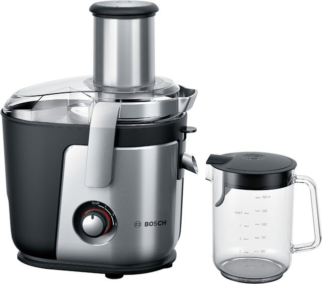 Bosch Zentrifugal-Entsafter MES4010 Saftpresse 1200 W Silber Schwarz - Bild 1