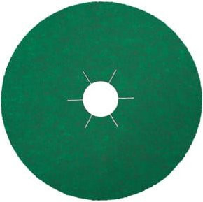 Klingspor FS 966 Fiberscheibe Multibindung Keramik für Metall, Durchmesser: 125 mm, Breite: 22 mm, Korn 120, Sternloch, Grün - Bild 1