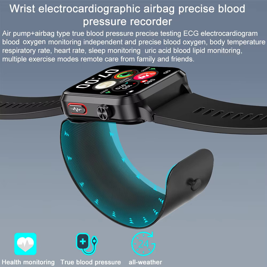 RNABAU Smartwatch, Edelstahl, Schwarz, Herren, wasserdicht - Bild 2