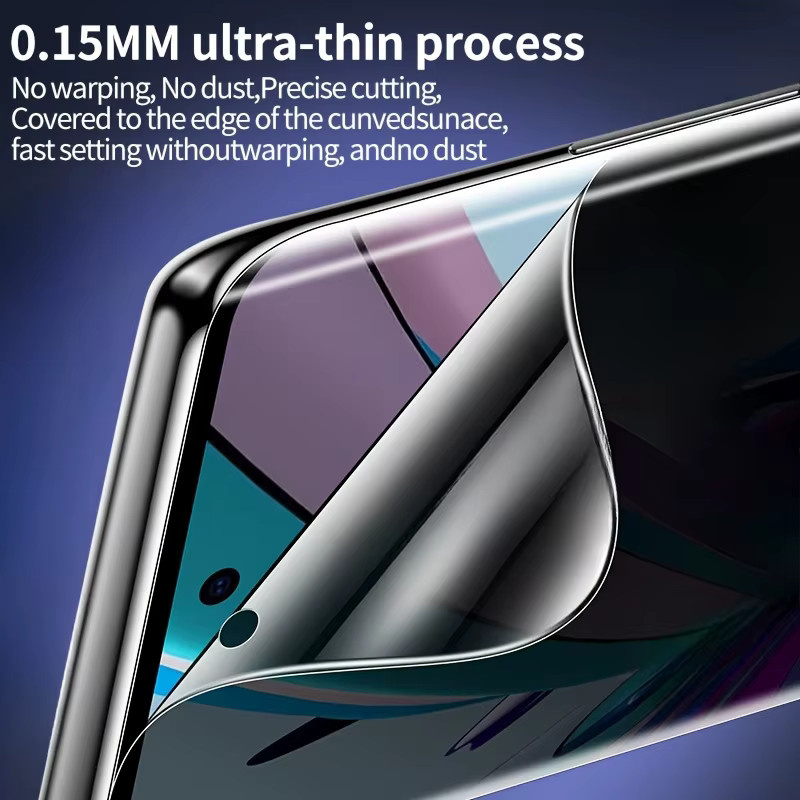 2er-Pack Privatsphäre Hydrogel-Displayschutz für Samsung Galaxy S25 S24 S23 S22 Ultra und S24 FE - Bild 2