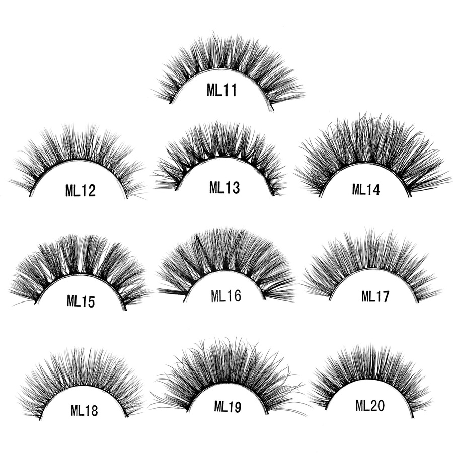 Mollie Lipper Künstliche Wimpern, 100 Paar, Damen - Bild 1