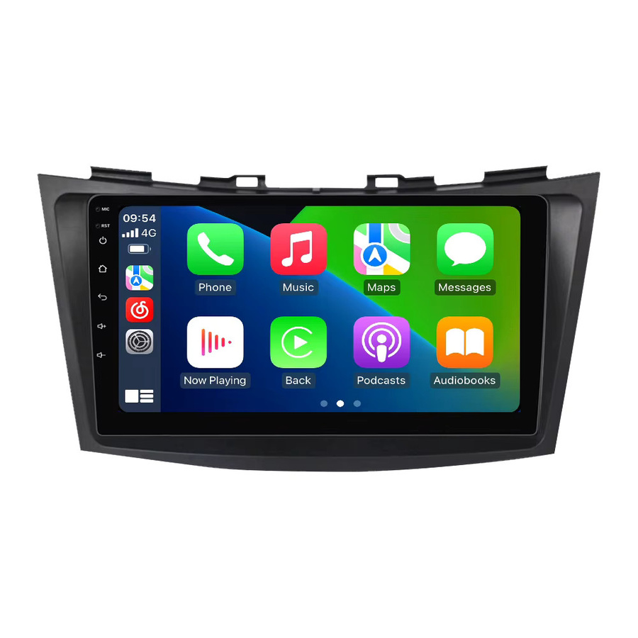 NaviTree Android 14 Auto Radio für Suzuki Swift 2011-2015 mit 9 Zoll Display, CarPlay, Bluetooth, WiFi und Rückfahrkamera, Schwarz - Bild 5