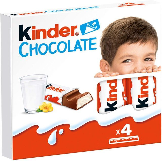 Kinder Milchschokoladenriegel mit Milchfüllung 4 x 50 g - Bild 1