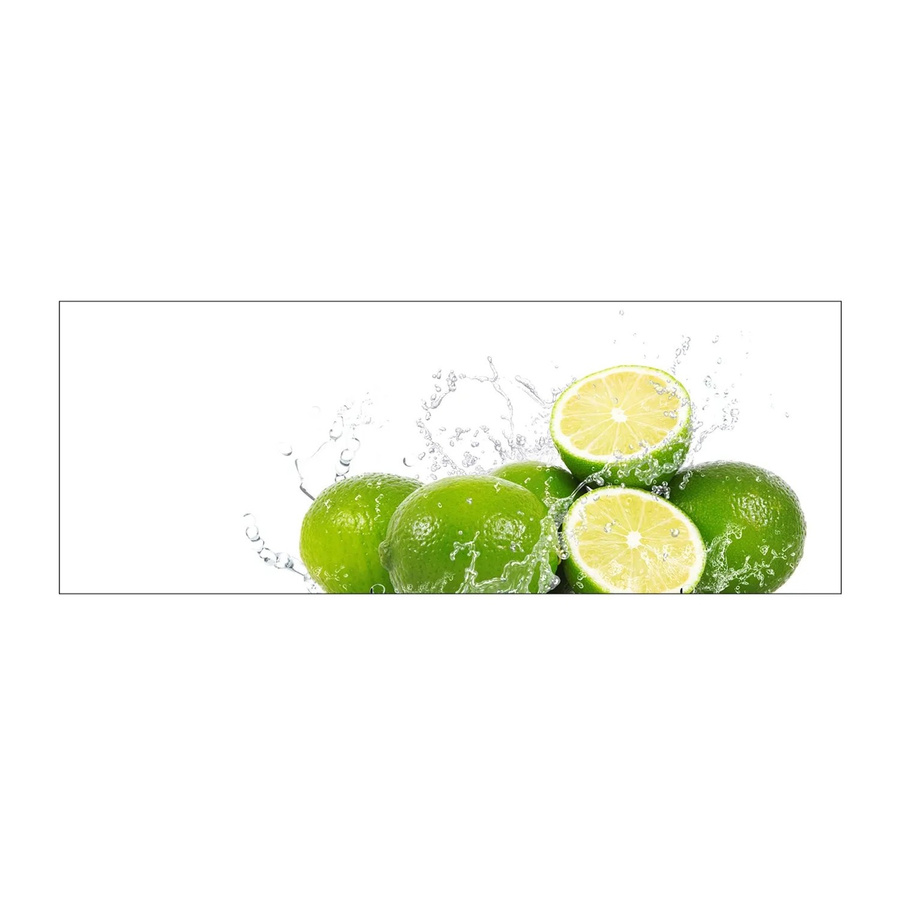 MySpotti Küchenrückwand Profix Cucina Aqua in Limettengrün aus Aluminium B/H: 160 x 60 cm - Bild 1