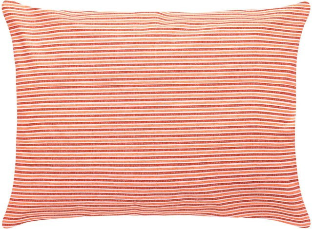 Kissenbezug ERWIN M. Pori in Apricot, gestreift, Baumwolle, B: 90 cm, H: 70 cm - Bild 1