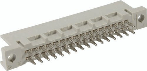 HARTING Messerleiste 09271326904 aus Messing in Grau mit 2 Reihen - Bild 1