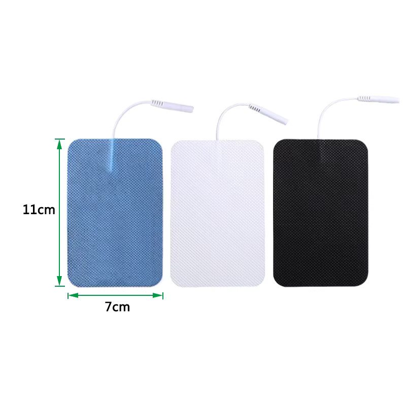Silikon Gel TENS Pads EMS Elektroden Patches für digitale Akupunktur und Physiotherapie in Blau - Bild 2