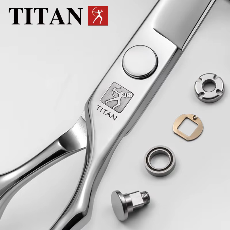 Titan Hird Professionelle Haarschere zur Ausdünnung, 440C - Bild 3
