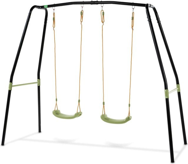 EXIT Toys Doppelschaukel Ivy in Schwarz mit 2 Schaukelsitzen, max. 100 kg Belastbarkeit - Bild 1
