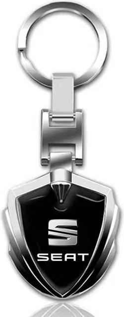 SEAT Schlüsselanhänger, Metall, schwarz, Unisex - Bild 1