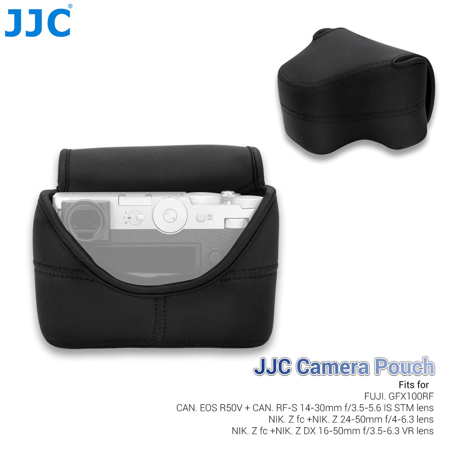 JJC Kameratasche für Fujifilm GFX100RF in Schwarz - Bild 3