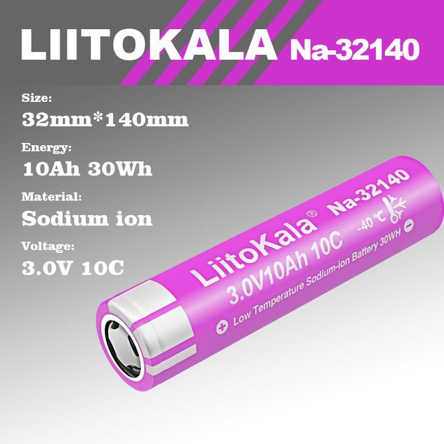 LiitoKala 32140 Natrium-Ionen-Akku 3 V 10000 mAh 10 Ah - Bild 1