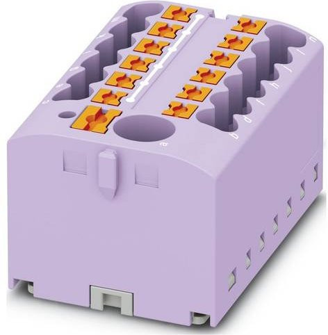 Phoenix Contact Verteilerblock 3273368 Violett 8 Stück - Bild 1