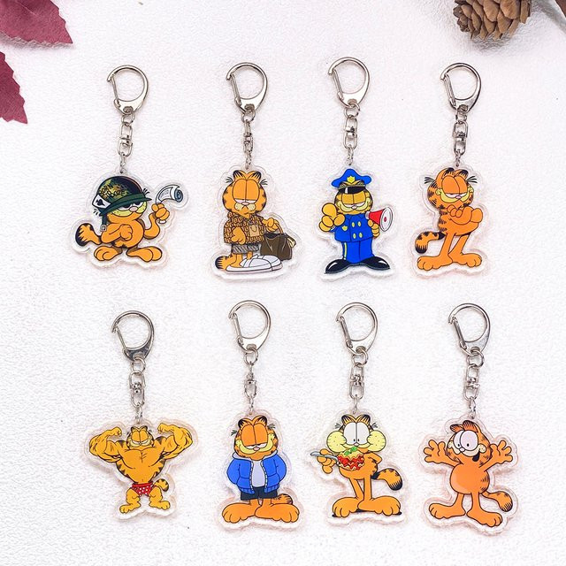 Potdemiel Charms Anhänger, Acryl, Bunt, Garfield Show - Bild 1