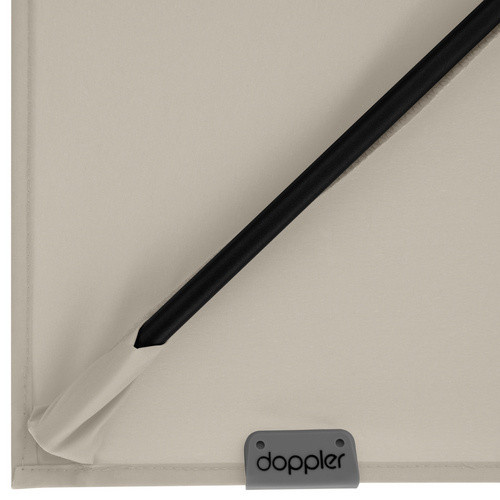 Doppler Ampelschirm MyZone in Natur mit Kurbelmechanik, B/T: 210 x 210 cm - Bild 2