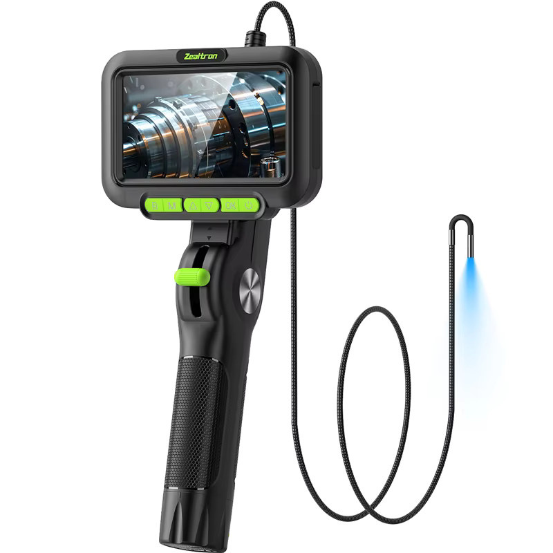 BUMBORN 2-Wege-Artikulations-Industrieendoskopkamera mit 3,9 mm Ultradünn-Sonde, 5 Zoll IPS-Bildschirm und 1080P Lenkendoskop für die Fahrzeuginspektion, Schwarz - Bild 6