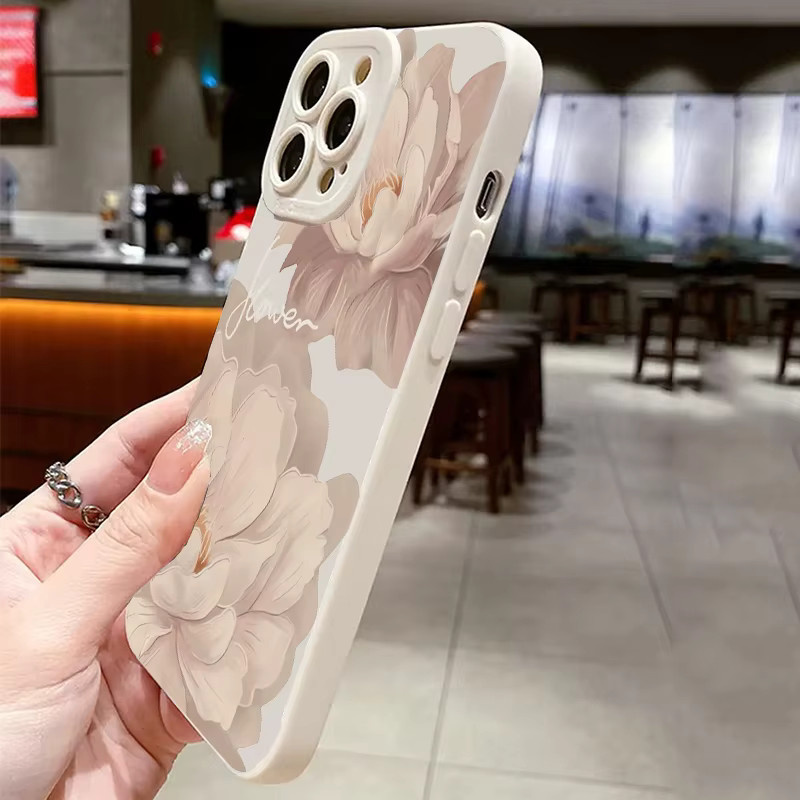 Samsung Handyhülle mit Ölgemälde-Blumen-Design in Multicolour für Galaxy S26 S25 S24 S23 S22 S21 Ultra Plus FE und A56 A55 A54 A53 A36 A35 A34 A26 Note 20 Cover - Bild 4