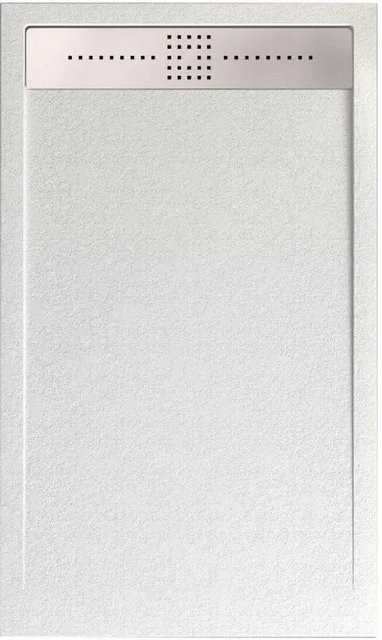 Stano Duschwanne Orion aus Mineralguss, extra flach, Weiss, B/T: 90 x 160 cm - Bild 1