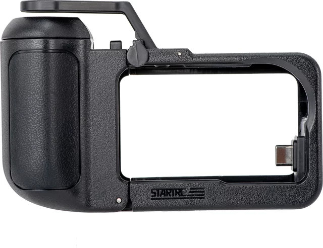DJI Straßenfotografie Kameragriffhalter und Ladegriff für DJI OSMO Action 5 Pro, Action 4 und Action 3 in Schwarz - Bild 1