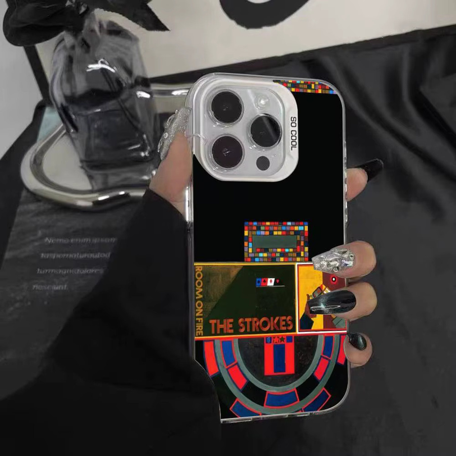 Mesuca Stoßfeste Handyhülle The Strokes Is This It Design für iPhone 11 bis iPhone 17 Pro Max Plus Multicolor - Bild 6