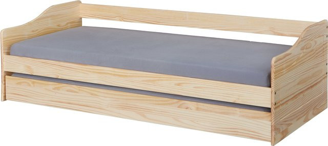 Inter Link Funktionsbett Leonie Kinderbett aus Kiefernholz mit Ausziehbett und Lattenrost B/T/H: 90 x 200 cm, Farbe: Natur - Bild 2