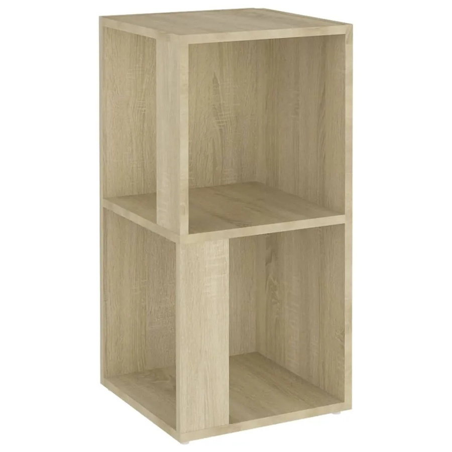 vidaXL Eckregal Sonoma-Eiche in Braun und Beige aus Holzwerkstoff, B/T/H: 33 x 33 x 67 cm - Bild 1
