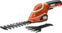 Black & Decker Akku-Gras-Strauchschere GSL700 in Orange und Schwarz - Bild 1