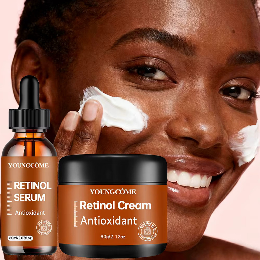 YOUNGCOME Retinol-Creme und Serum-Set, Gesichtspflege, Reife Haut - Bild 2