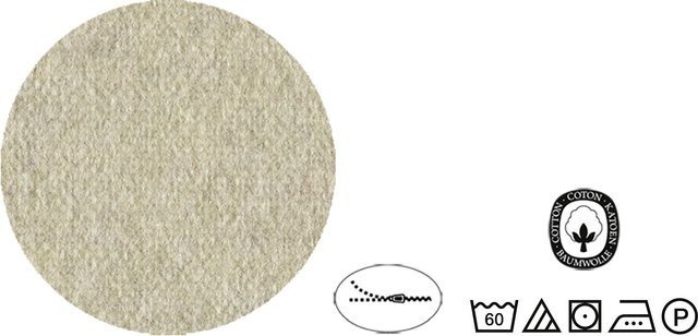 BIBERNA Bettwäsche Kissenbezüge aus Biber-Flanell 100% Baumwolle, beige und grau, bügelfrei, 80x80 cm - Bild 1