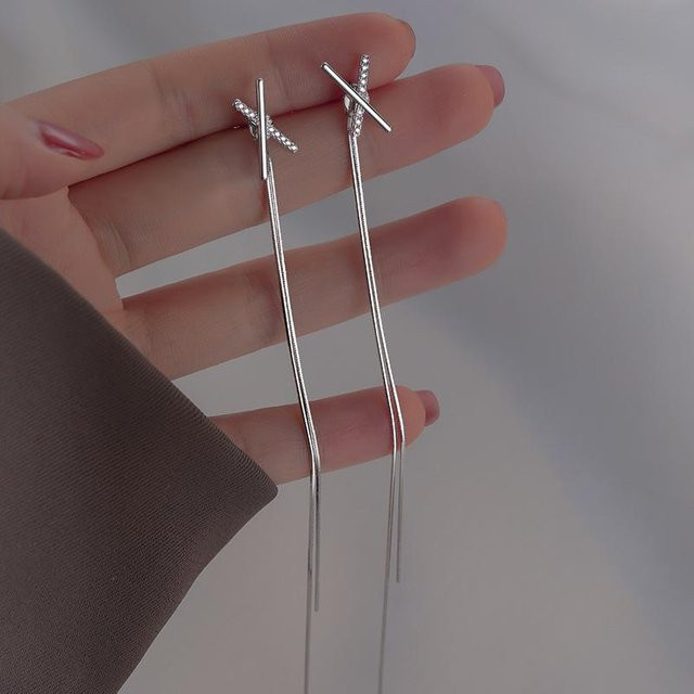 Lucky Star Jewelry Ohrringe, Zirkon, Quasten, braun, Damen - Bild 1